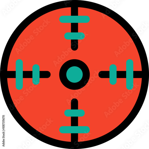 Aim Gun Icon