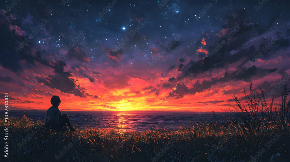 Waiting for the sunrise Waiting for the sunrise