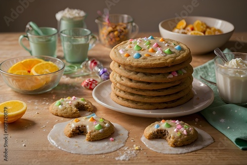 Kits that include pre-baked cookies, icing, and decorations. Great for families and kids to enjoy together.