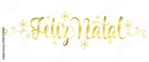 Feliz natal lettering vector eps