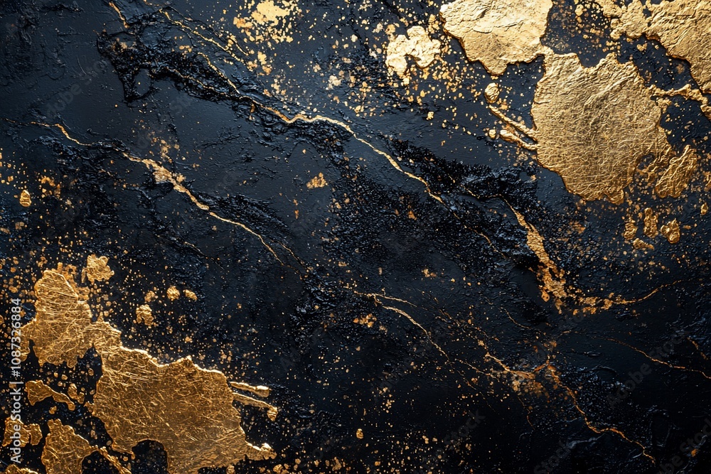 Elegant Fusion of Black and Gold: A Stunning Abstract Background Elegant Fusion of Black and Gold: A Stunning Abstract Background