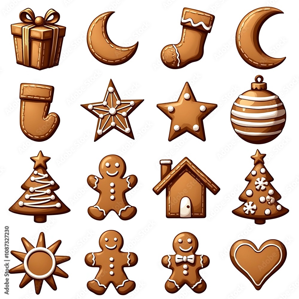 Christmas icon set Christmas icon set