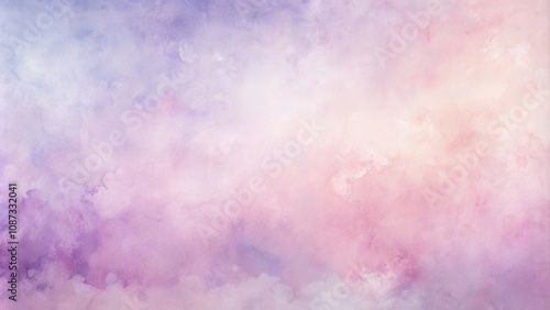 Abstract Pastel Watercolor Background with Soft Blending and Delicate Color Transitions