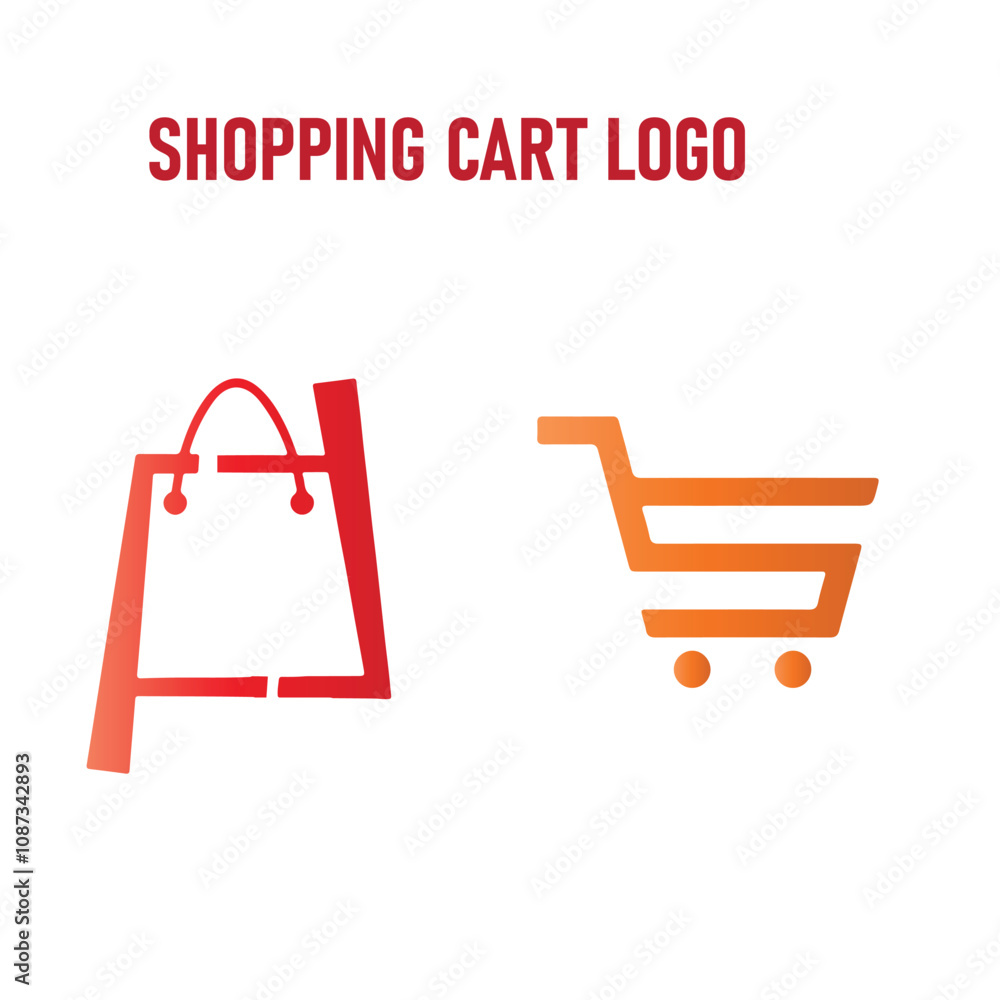 shopping cart logo design template shopping cart logo design template
