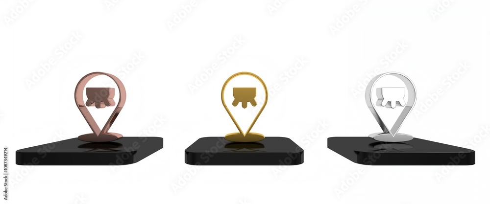 Colorful Udder icon isolated on white background. Minimalism concept. 3D render illustration Colorful Udder icon isolated on white background. Minimalism concept. 3D render illustration