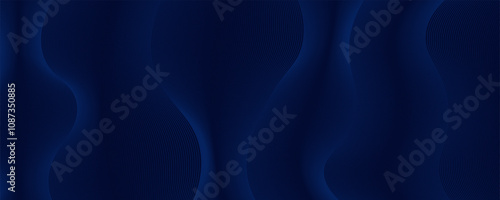 Premium background design with diagonal dark blue line pattern. Vector template for digital luxury banner,