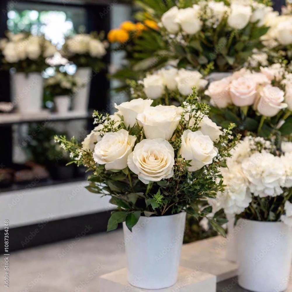 The setting for our luxury florist story is a boutique floral shop nestled in the heart of a vibrant city. The shop exudes an air of elegance and exclusivity, with its sleek, modern interior complemen The setting for our luxury florist story is a boutique floral shop nestled in the heart of a vibrant city. The shop exudes an air of elegance and exclusivity, with its sleek, modern interior complemen