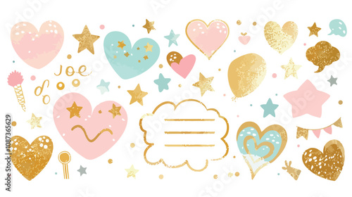 Elegant Chic Wedding Party Glitter Greeting Cards and Invitations