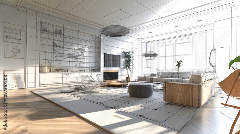 Modern living room design concept home interior 3d render visualization bright and spacious minimalist style architecture inspiration Modern living room design concept home interior 3d render visualization bright and spacious minimalist style architecture inspiration