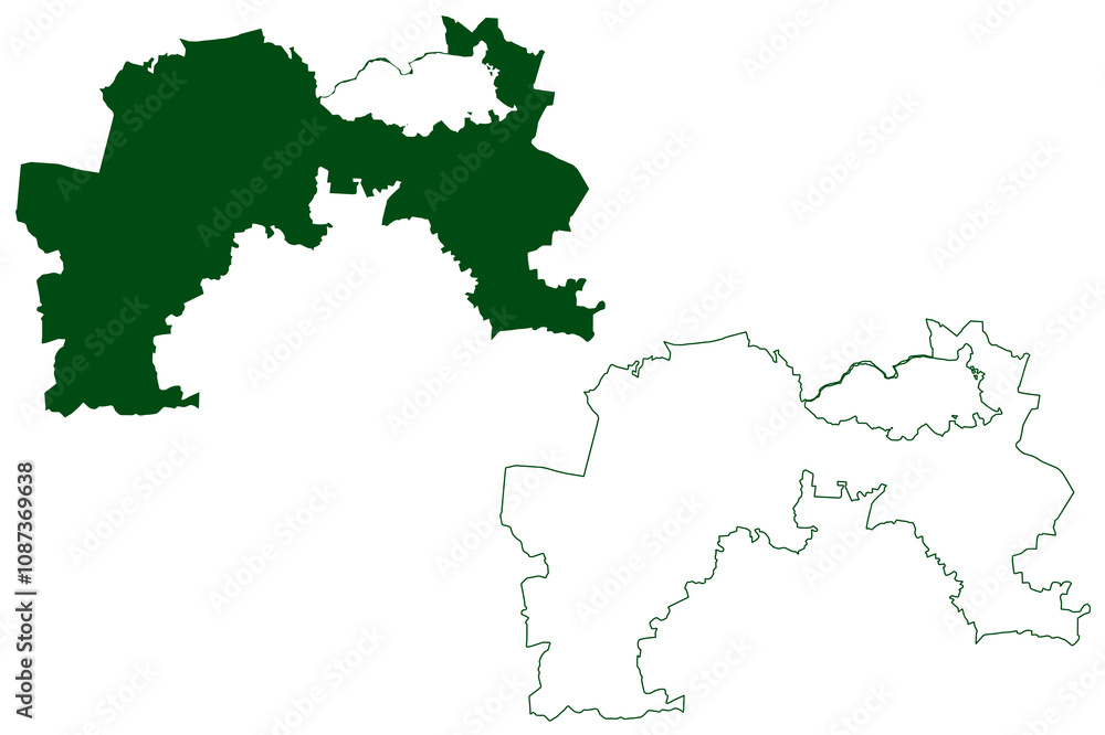 Yuriria municipality (Free and Sovereign State of Guanajuato, Mexico, United Mexican States) map vector illustration, scribble sketch Yuririapúndaro map Yuriria municipality (Free and Sovereign State of Guanajuato, Mexico, United Mexican States) map vector illustration, scribble sketch Yuririapúndaro map