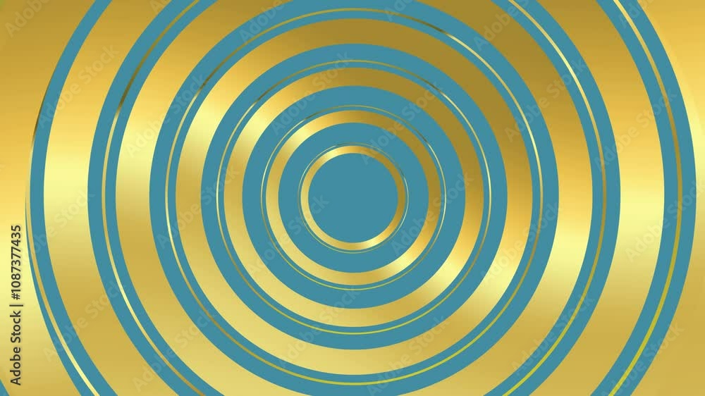 Abstract background with spiral. Gold shine rotate video Abstract background with spiral. Gold shine rotate video