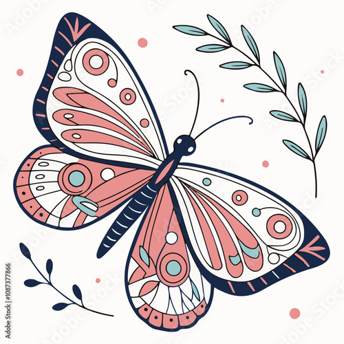 Adobe Illustrator Artwork Butterflies are known for their colorful and varied wing patterns. You might envision patterns with intricate designs—perhaps stripes, dots, or even eye-like spots on the win