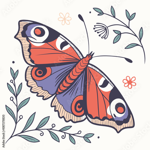 Adobe Illustrator Artwork Butterflies are known for their colorful and varied wing patterns. You might envision patterns with intricate designs—perhaps stripes, dots, or even eye-like spots on the win