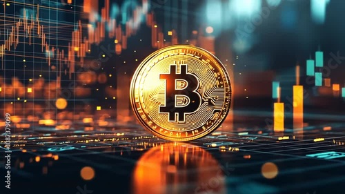 Bitcoin Cryptocurrency Digital Currency Financial Technology Blockchain