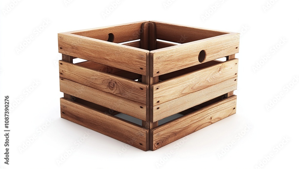 Rustic Wooden Crate: A Simple, Elegant Storage Solution Rustic Wooden Crate: A Simple, Elegant Storage Solution