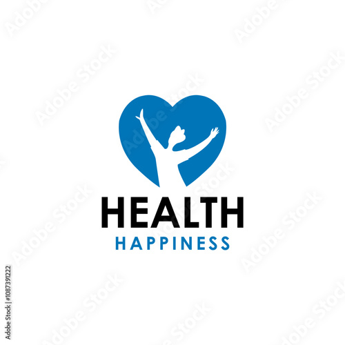 Health Logo Vector Minimalist Simple