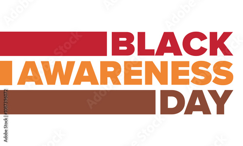 Black Awareness Day. Holiday in Brazil. Afro Brazilians. Celebrate awareness by the black community in November. African and brazilian culture. Black history art. Vector illustration