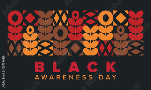 Black Awareness Day. Holiday in Brazil. Afro Brazilians. Celebrate awareness by the black community in November. African and brazilian culture. Black history art. Vector illustration