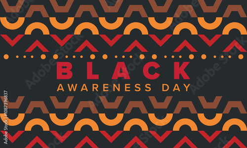 Black Awareness Day. Holiday in Brazil. Afro Brazilians. Celebrate awareness by the black community in November. African and brazilian culture. Black history art. Vector illustration