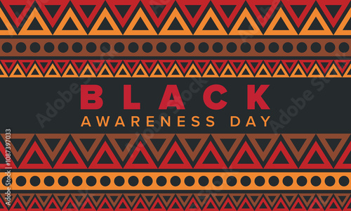 Black Awareness Day. Holiday in Brazil. Afro Brazilians. Celebrate awareness by the black community in November. African and brazilian culture. Black history art. Vector illustration