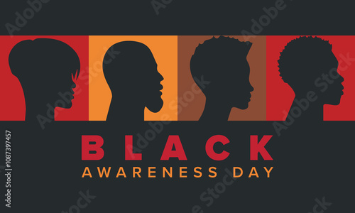 Black Awareness Day. Holiday in Brazil. Afro Brazilians. Celebrate awareness by the black community in November. African and brazilian culture. Black history art. Vector illustration