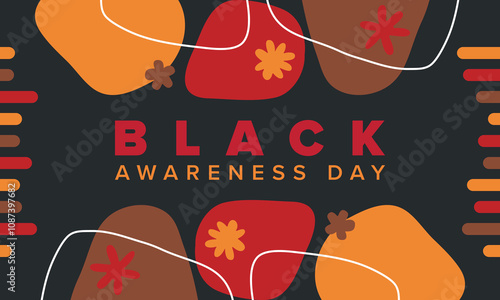 Black Awareness Day. Holiday in Brazil. Afro Brazilians. Celebrate awareness by the black community in November. African and brazilian culture. Black history art. Vector illustration