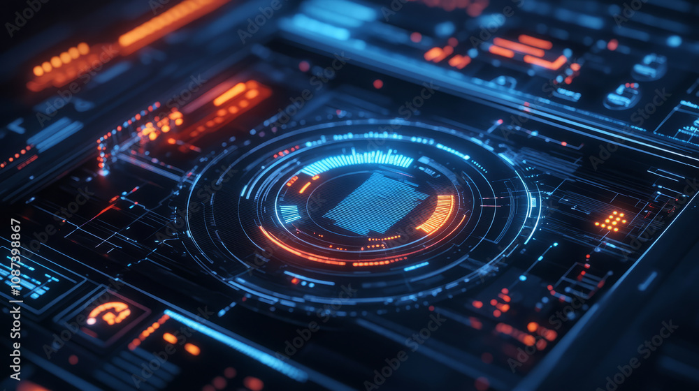 AI-powered energy optimization system controls energy consumption of future smart homes with dynamic interface display AI-powered energy optimization system controls energy consumption of future smart homes with dynamic interface display