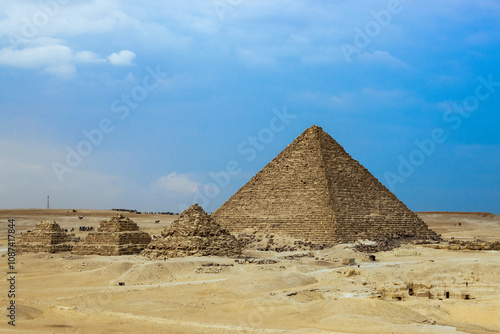 The Pyramids of Giza, Egypt photo