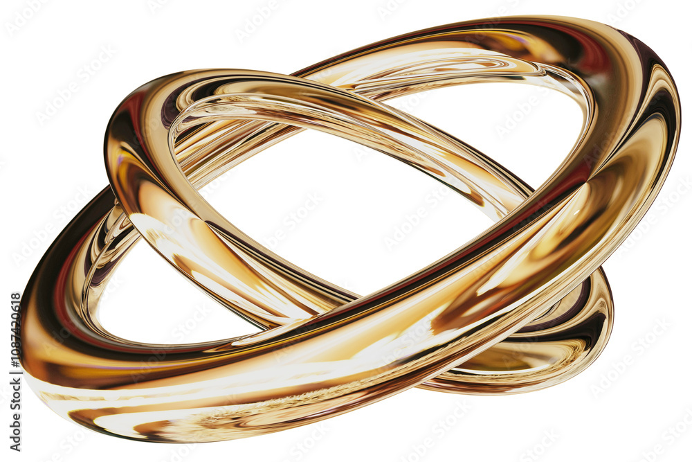 3D Gold Metallic Abstract Shape Objects, 3d rendering chrome gradient shape design element, futuristic, shiny design 3D Gold Metallic Abstract Shape Objects, 3d rendering chrome gradient shape design element, futuristic, shiny design