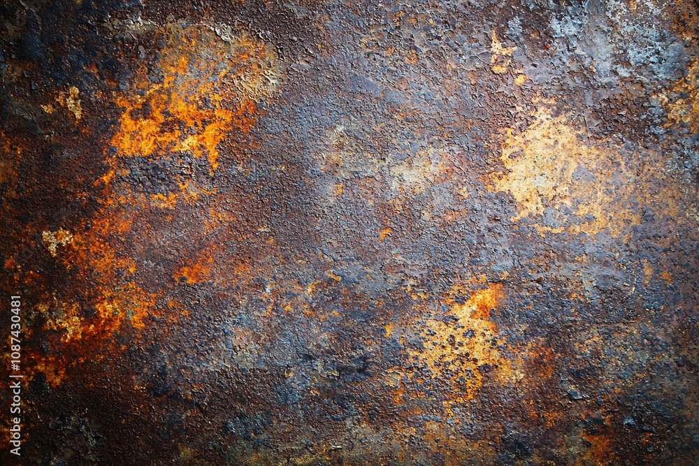 Abstract Metallic Textures with Rich Earthy Tones and Color Gradients Abstract Metallic Textures with Rich Earthy Tones and Color Gradients