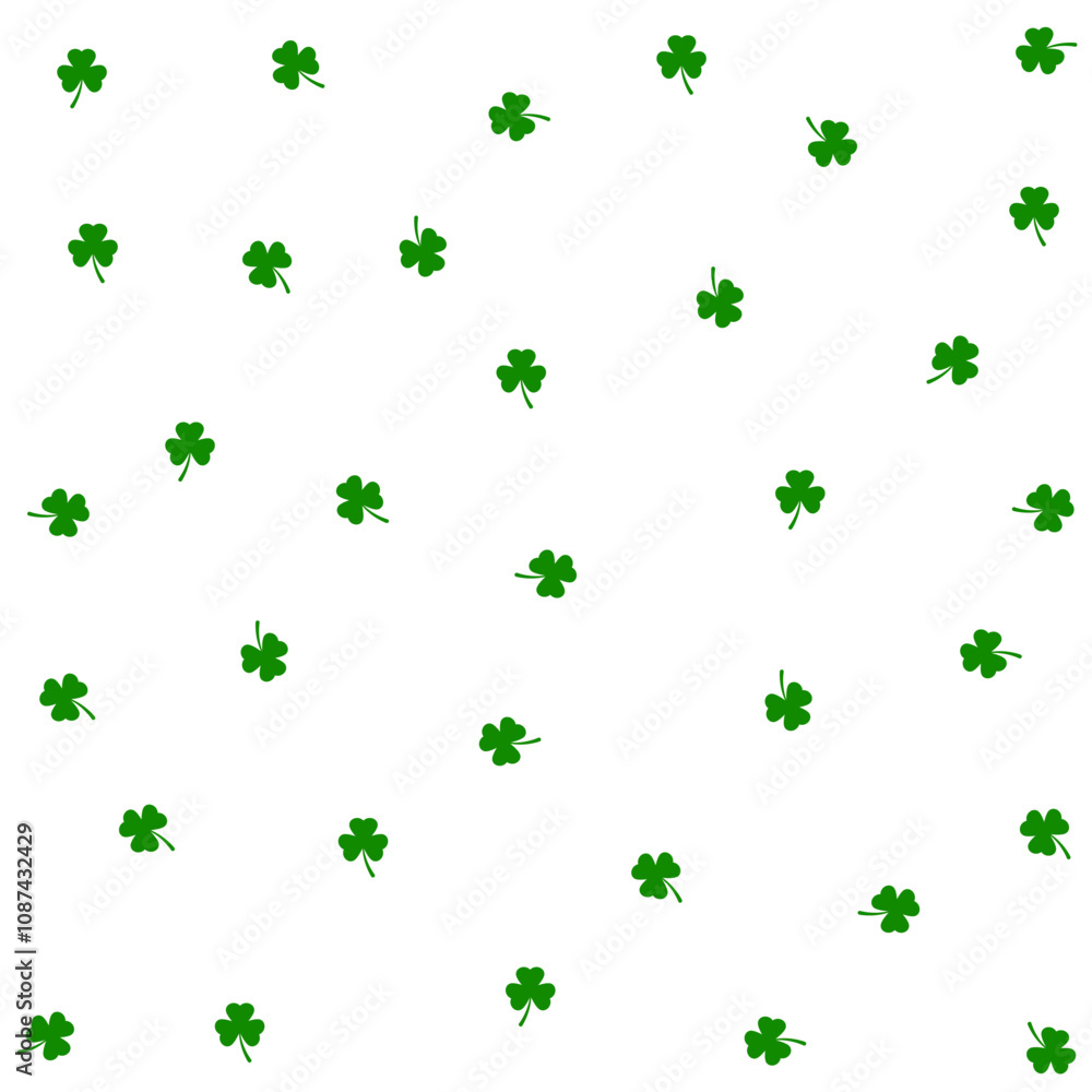 Leaf clover icon. Green clover icon on white background. Vector icon. Leaf clover icon. Green clover icon on white background. Vector icon.