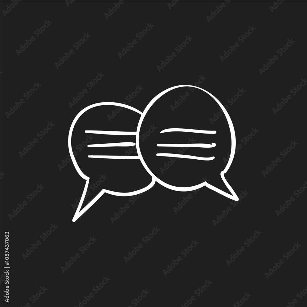 single icon style white chalk illustration single icon style white chalk illustration