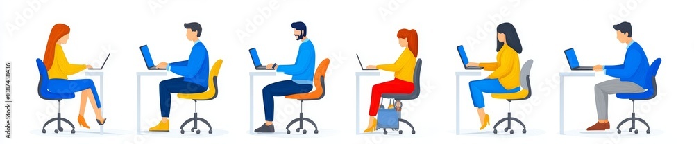 Burned out moms and children isolated in a flat cartoon flat illustration. Kids are naughty and stressed out moms are exhausted. Burned out moms and children isolated in a flat cartoon flat illustration. Kids are naughty and stressed out moms are exhausted.
