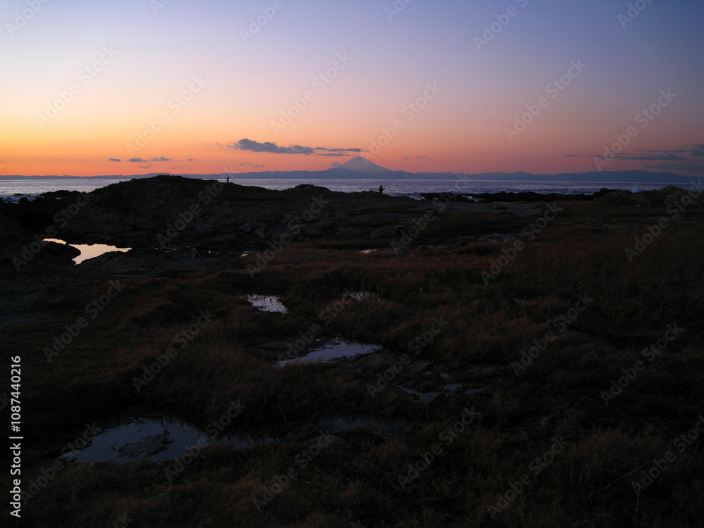 磯釣りの風景(千葉県館山) 磯釣りの風景(千葉県館山)