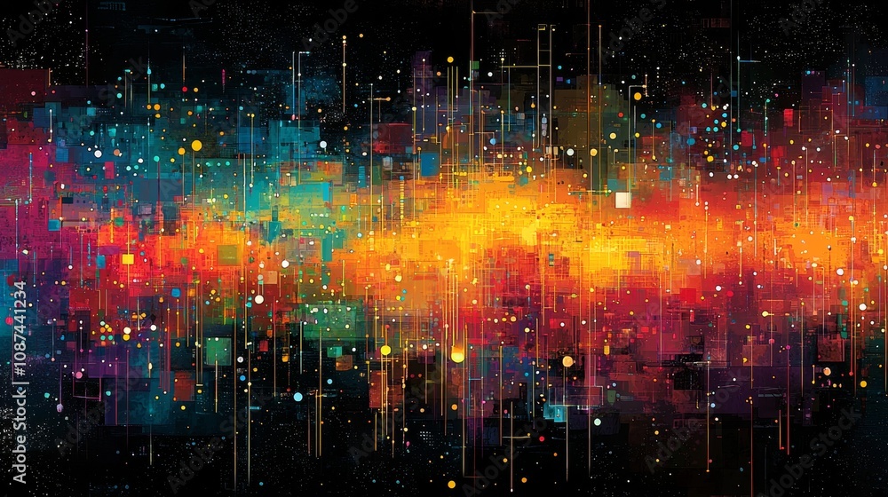Colorful Abstraction of Evolving Generative Art Colorful Abstraction of Evolving Generative Art