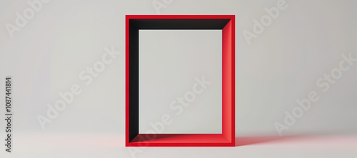 red black box frame background 22