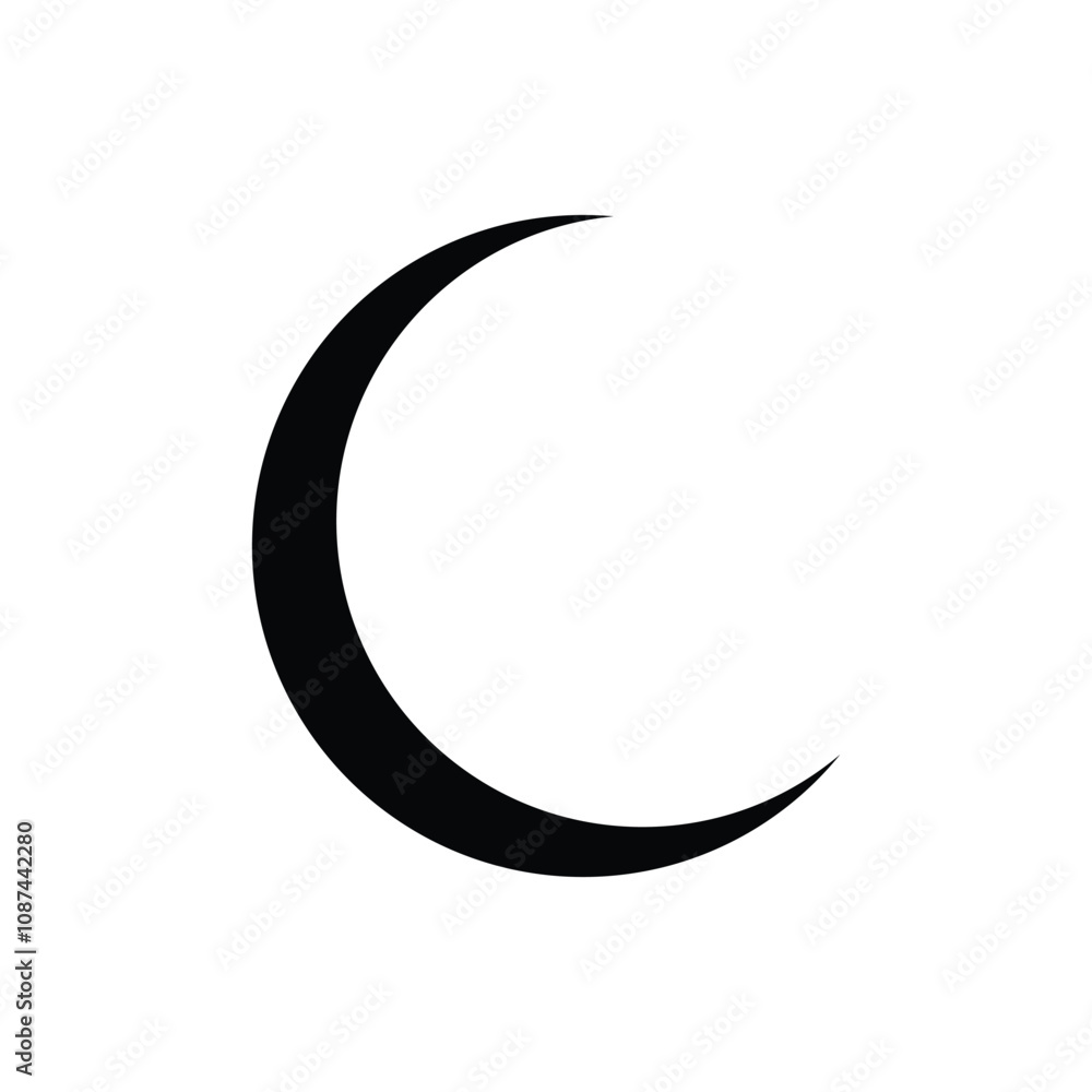 illustration of a crescent moon and star. Islamic symbol. Islamic icons can be used for the month of Ramadan, Eid and Eid Al-Adha. for logo, website and poster designs. vector illustration of a crescent moon and star. Islamic symbol. Islamic icons can be used for the month of Ramadan, Eid and Eid Al-Adha. for logo, website and poster designs. vector