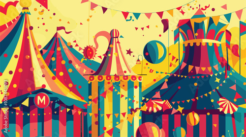 Circus Carnival Street Festival Purim Carnival Concept
