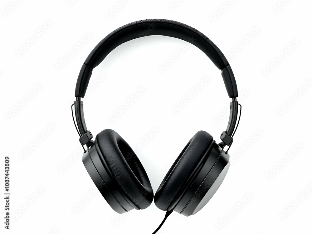 headphones isolated on white background headphones isolated on white background