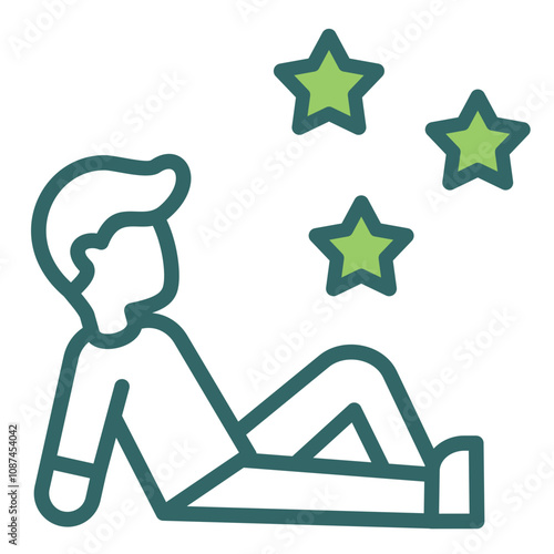 Star Gazing Icon