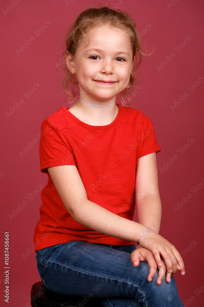Beautiful blonde little girl Beautiful blonde little girl