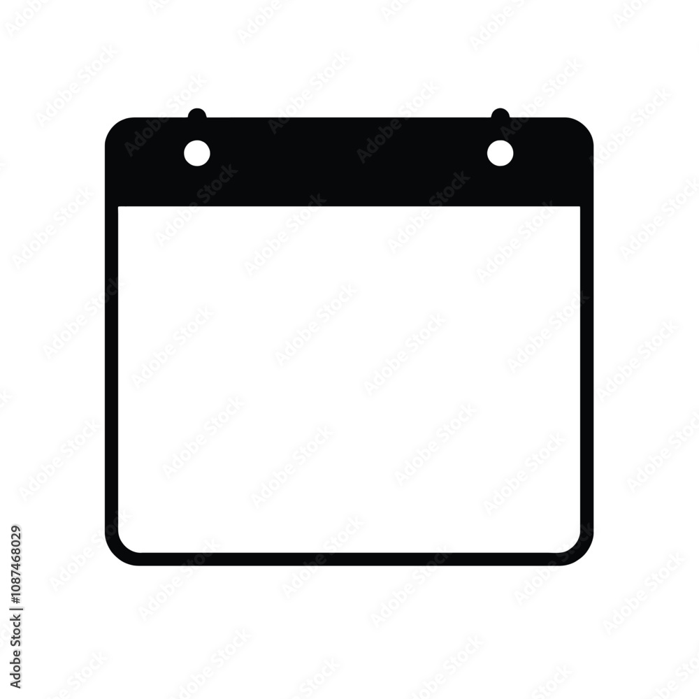a black and white icon of a calendar. It is a rectangular shape with a flat top and bottom, a black and white icon of a calendar. It is a rectangular shape with a flat top and bottom,