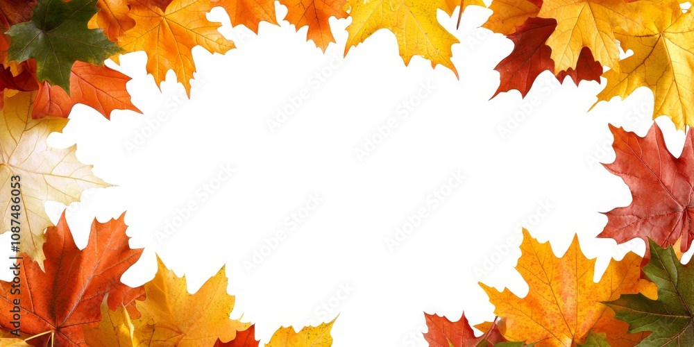 Colorful leaves create a stunning autumn frame, beautifully showcasing the vibrant hues of autumn. This autumn frame of colorful leaves is perfect for highlighting seasonal designs. Colorful leaves create a stunning autumn frame, beautifully showcasing the vibrant hues of autumn. This autumn frame of colorful leaves is perfect for highlighting seasonal designs.