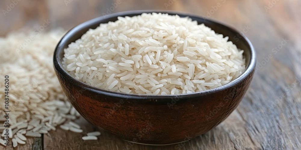 Oven cooked rice presented in a traditional setting, showcasing the comforting appeal of oven cooked rice in a delightful culinary experience. Perfect for those who enjoy flavorful oven cooked rice.
