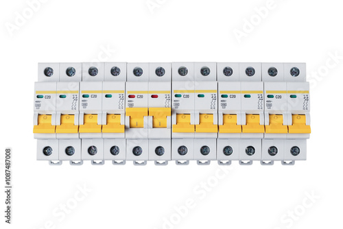 Obraz na płótnie Automatic electrical switches