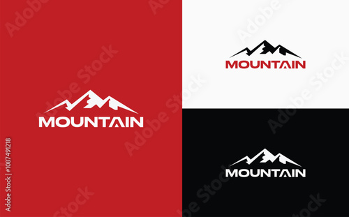 Mountain logo vector file photo