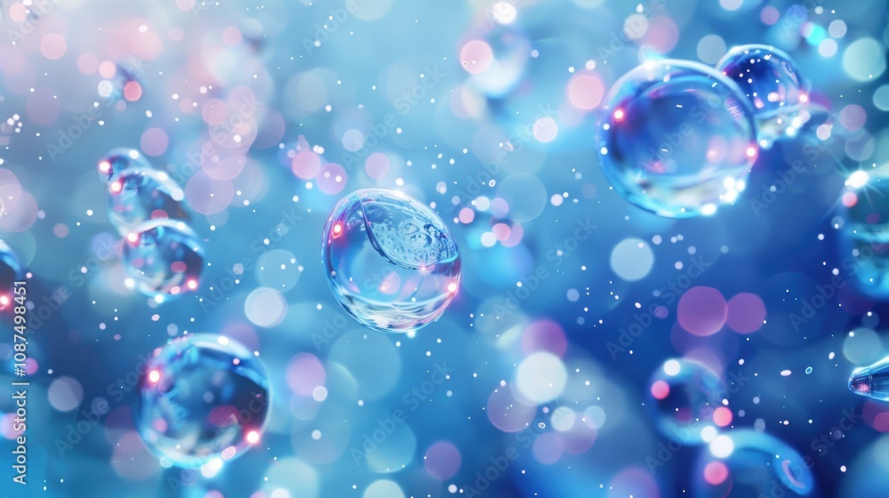 Pharmaceutical Molecules. Collagen Network in Molecular Bio Cosmetics Essence Pharmaceutical Molecules. Collagen Network in Molecular Bio Cosmetics Essence