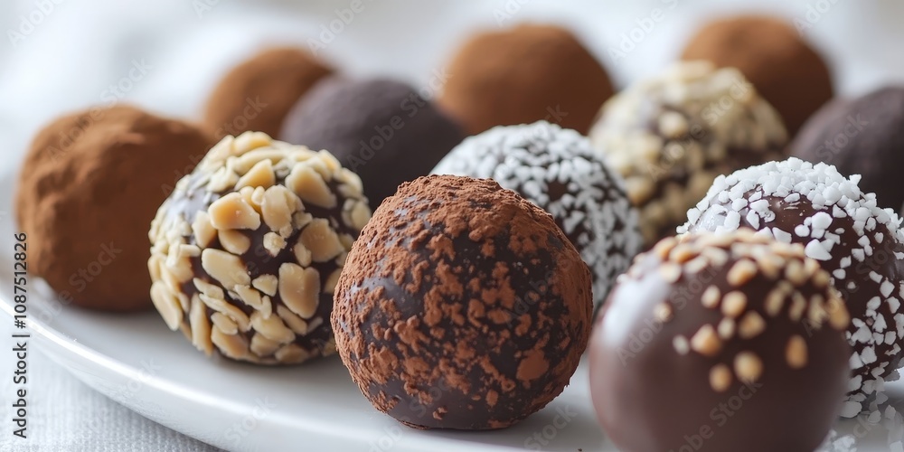 Delicious homemade truffles made with peanuts and coated in rich chocolate. These homemade truffles are sugar free, gluten free, lactose free, and vegan, perfect for indulgent snacking. Delicious homemade truffles made with peanuts and coated in rich chocolate. These homemade truffles are sugar free, gluten free, lactose free, and vegan, perfect for indulgent snacking.