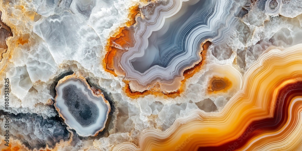 Stunning agate and quartz slice showcasing a beautiful texture, perfect for highlighting the intricate patterns found in nature s agate and quartz slice formations. Stunning agate and quartz slice showcasing a beautiful texture, perfect for highlighting the intricate patterns found in nature s agate and quartz slice formations.