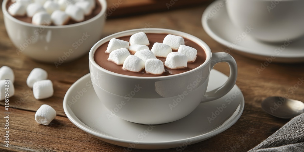 Indulge in rich hot chocolate topped with mini marshmallows for a delightful treat. This classic hot chocolate with mini marshmallows offers warmth and sweetness in every sip. Indulge in rich hot chocolate topped with mini marshmallows for a delightful treat. This classic hot chocolate with mini marshmallows offers warmth and sweetness in every sip.